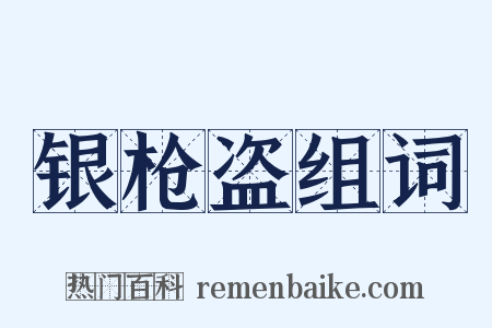 银枪盗组词是什么意思的图片